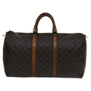 LOUIS VUITTON Monogram Keepall 50 Boston Bag M41426 LV Auth 112662-13
