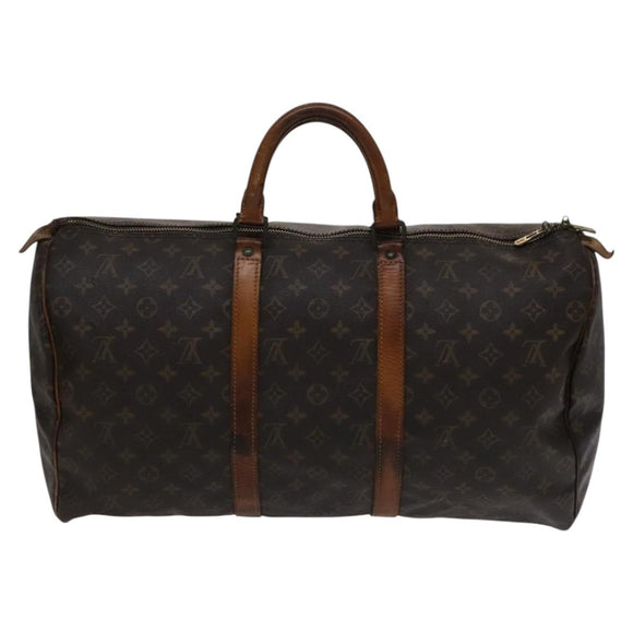 LOUIS VUITTON Monogram Keepall 50 Boston Bag M41426 LV Auth 112662
