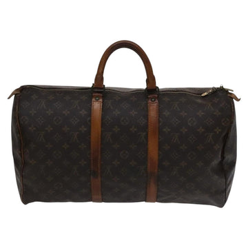 LOUIS VUITTON Monogram Keepall 50 Boston Bag M41426 LV Auth 112662 - 0