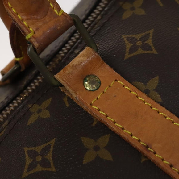 LOUIS VUITTON Monogram Keepall Bandouliere 60 Boston Bag M41412 LV Auth 112663