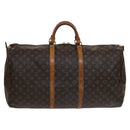 LOUIS VUITTON Monogram Keepall Bandouliere 60 Boston Bag M41412 LV Auth 112663-2