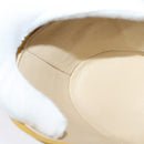 GUCCI Bamboo Vanity Cosmetic Pouch Leather Yellow 000 984 0232 Auth 112668-20