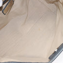 Salvatore Ferragamo Hand Bag Enamel Black Auth 112681-16