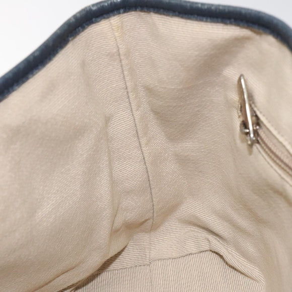 Salvatore Ferragamo Hand Bag Enamel Black Auth 112681