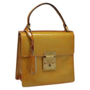 LOUIS VUITTON Monogram Vernis Spring Street Hand Bag Gris M91029 LV Auth 112709-1