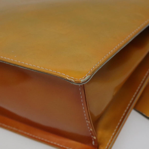 LOUIS VUITTON Monogram Vernis Spring Street Hand Bag Gris M91029 LV Auth 112709