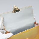 LOUIS VUITTON Monogram Vernis Spring Street Hand Bag Gris M91029 LV Auth 112709-10