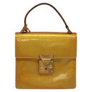 LOUIS VUITTON Monogram Vernis Spring Street Hand Bag Gris M91029 LV Auth 112709-13