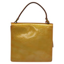 LOUIS VUITTON Monogram Vernis Spring Street Hand Bag Gris M91029 LV Auth 112709-2