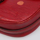 LOUIS VUITTON Epi Jeune Fille MM Shoulder Bag Red M52157 LV Auth 112739-8