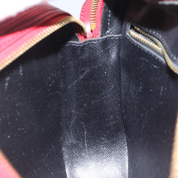 LOUIS VUITTON Epi Jeune Fille MM Shoulder Bag Red M52157 LV Auth 112739