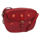 LOUIS VUITTON Epi Jeune Fille MM Shoulder Bag Red M52157 LV Auth 112739-1