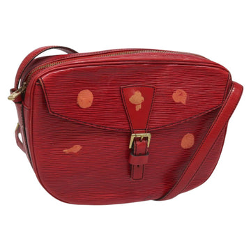 LOUIS VUITTON Epi Jeune Fille MM Shoulder Bag Red M52157 LV Auth 112739