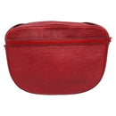 LOUIS VUITTON Epi Jeune Fille MM Shoulder Bag Red M52157 LV Auth 112739-2