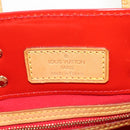 LOUIS VUITTON Monogram Vernis Reade PM Hand Bag Red Rouge M91088 LV Auth 112767-10