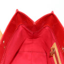 LOUIS VUITTON Monogram Vernis Reade PM Hand Bag Red Rouge M91088 LV Auth 112767-18