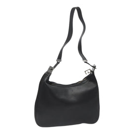 GUCCI Shoulder Bag Leather Black 001 3341 3444 Auth 112769