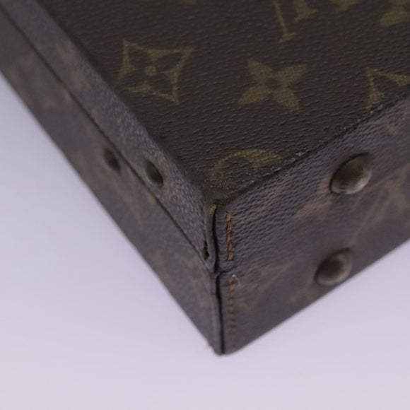 LOUIS VUITTON Monogram Crusher Business Bag M53122 LV Auth 112793