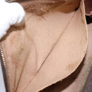 LOUIS VUITTON Monogram Trousse Demi Ronde Cosmetic Pouch M47520 LV Auth 112798-19