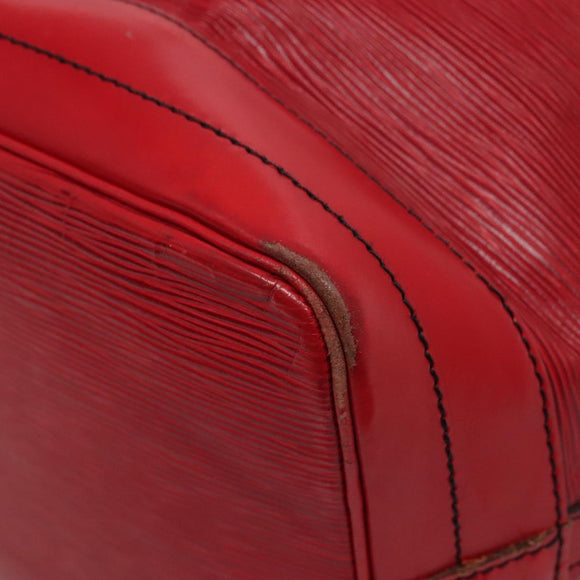 LOUIS VUITTON Epi Noe Shoulder Bag Red M44007 LV Auth 112805