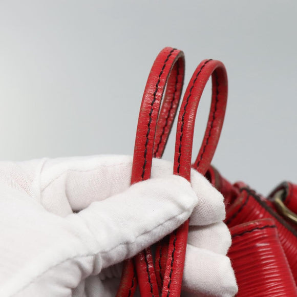 LOUIS VUITTON Epi Noe Shoulder Bag Red M44007 LV Auth 112805