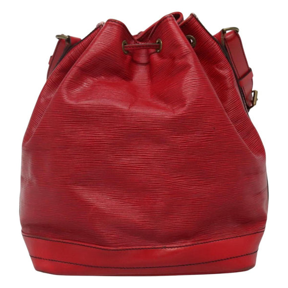LOUIS VUITTON Epi Noe Shoulder Bag Red M44007 LV Auth 112805