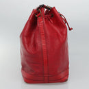 LOUIS VUITTON Epi Noe Shoulder Bag Red M44007 LV Auth 112805-3