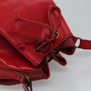 LOUIS VUITTON Epi Noe Shoulder Bag Red M44007 LV Auth 112805-7