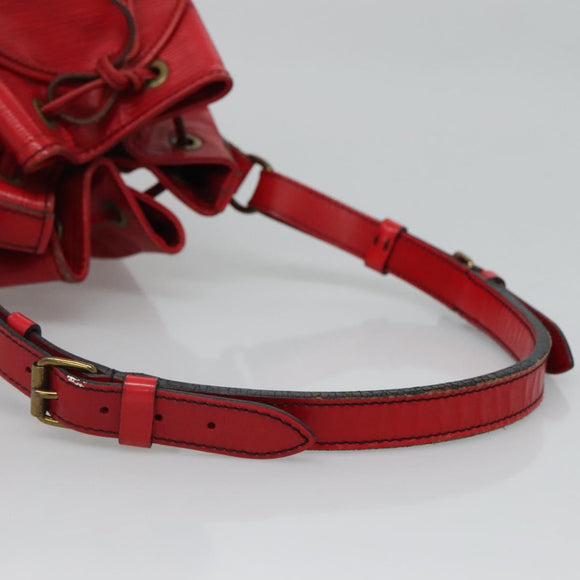 LOUIS VUITTON Epi Noe Shoulder Bag Red M44007 LV Auth 112805