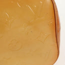 LOUIS VUITTON Monogram Vernis Houston Hand Bag Beige M91004 LV Auth 112823-15