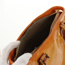 LOUIS VUITTON Monogram Vernis Houston Hand Bag Beige M91004 LV Auth 112823-11