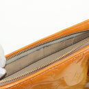 LOUIS VUITTON Monogram Vernis Houston Hand Bag Beige M91004 LV Auth 112823-20