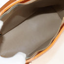 LOUIS VUITTON Monogram Vernis Houston Hand Bag Beige M91004 LV Auth 112823-22