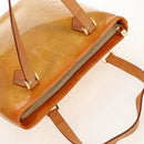 LOUIS VUITTON Monogram Vernis Houston Hand Bag Beige M91004 LV Auth 112823-6