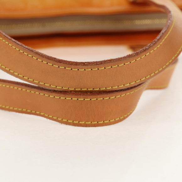 LOUIS VUITTON Monogram Vernis Houston Hand Bag Beige M91004 LV Auth 112823