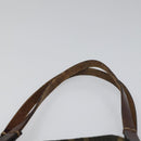 FENDI Zucca Canvas Tote Bag Brown Black Auth 112832-8