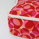 CELINE Shoulder Bag Canvas Red Auth 112849V-8