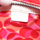 CELINE Shoulder Bag Canvas Red Auth 112849V-19