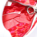 CELINE Shoulder Bag Canvas Red Auth 112849V-20