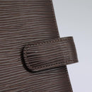 LOUIS VUITTON Epi Agenda MM Day Planner Cover Mocha R2004D LV Auth 112853-18