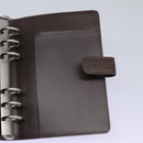 LOUIS VUITTON Epi Agenda MM Day Planner Cover Mocha R2004D LV Auth 112853-20