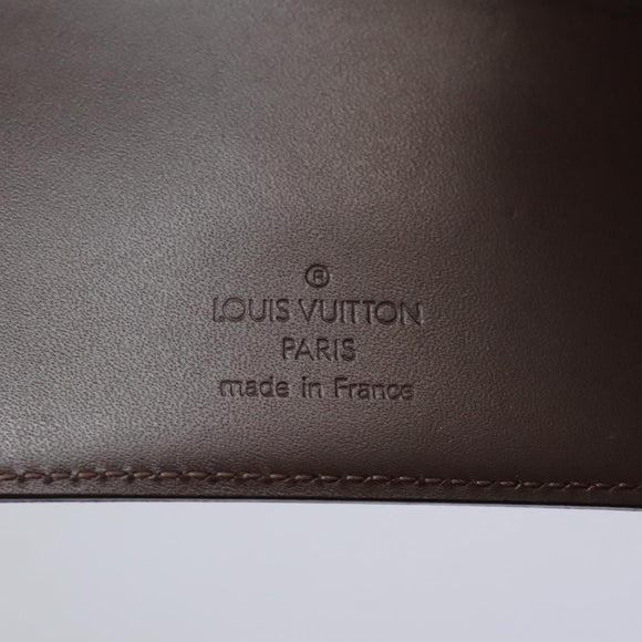 LOUIS VUITTON Epi Agenda MM Day Planner Cover Mocha R2004D LV Auth 112853