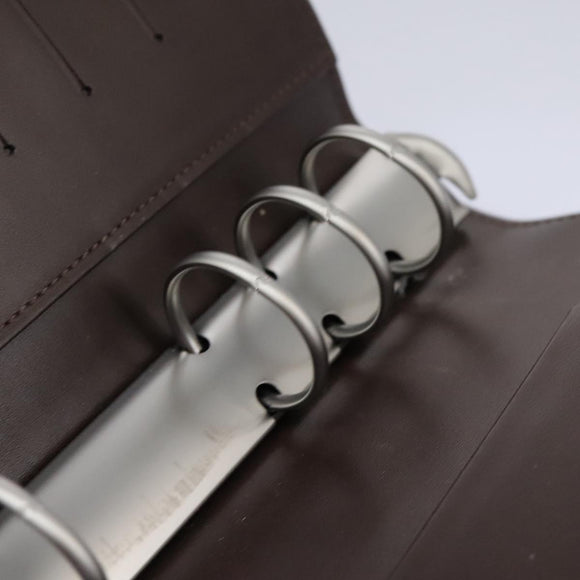 LOUIS VUITTON Epi Agenda MM Day Planner Cover Mocha R2004D LV Auth 112853