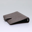 LOUIS VUITTON Epi Agenda MM Day Planner Cover Mocha R2004D LV Auth 112853-5