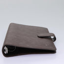 LOUIS VUITTON Epi Agenda MM Day Planner Cover Mocha R2004D LV Auth 112853-6