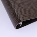 LOUIS VUITTON Epi Agenda MM Day Planner Cover Mocha R2004D LV Auth 112853-14