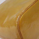 LOUIS VUITTON Monogram Vernis Houston Hand Bag Beige M91004 LV Auth 112869-14