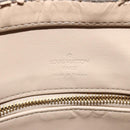 LOUIS VUITTON Monogram Vernis Houston Hand Bag Beige M91004 LV Auth 112869-10