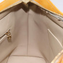 LOUIS VUITTON Monogram Vernis Houston Hand Bag Beige M91004 LV Auth 112869-19