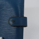 LOUIS VUITTON Epi Agenda PM Day Planner Cover Blue R20055 LV Auth 112872-18
